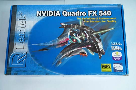 丽台Winfast Quadro FX 540 128MB显示卡（nVIDIA NV43GL芯片）